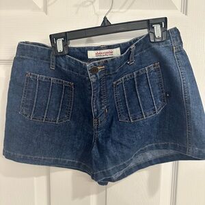 Vintage Abercrombie kids Blue Denim Shorts